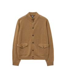 IOLO（イオロ）の「リネンA1ニットジャケット_サンドストーン（ニット/セーター）」