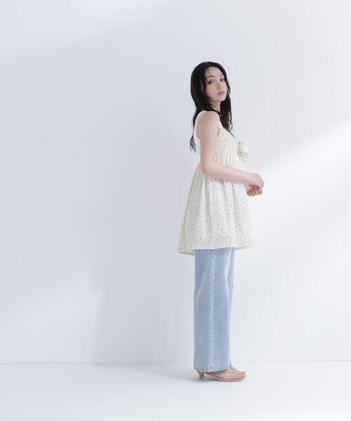 NATURAL BEAUTY BASIC(ナチュラルビューティーベーシック)の「ドットキャミチュニック(キャミソール・レディース・ホワイト系その他/ブラック系その他2・フリ-)」の11枚目の写真