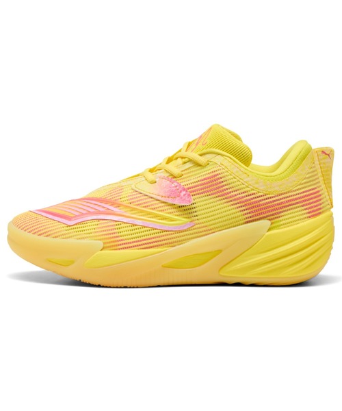 PUMA(プーマ)の「PUMA プーマ メンズ オールプロ ニトロ 2 ギディー バスケットボールシュー(スニーカー・メンズ・イエロー系その他2・27.5cm/28.0cm/28.5cm/26.0cm/25.5cm/27.0cm/26.5cm)」の1枚目の写真