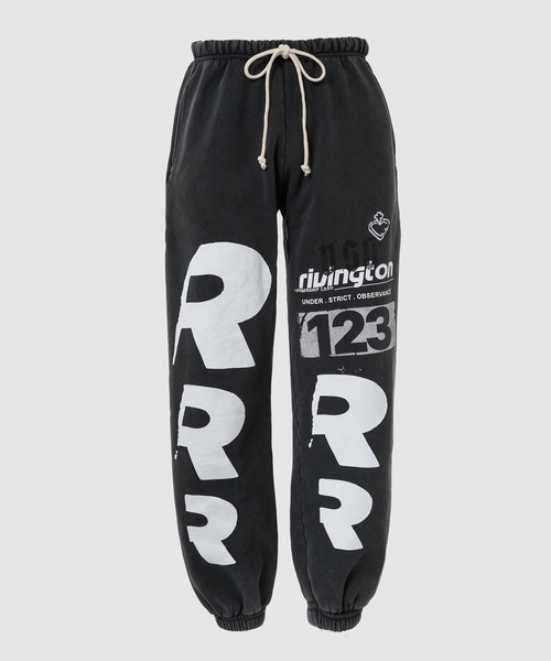 RRR-123(リヴィントンロイレビス)の「MEMBERSHIP USO ENEMY SWEAT(スウェットパンツ・メンズ・ブラック・M/S)」の1枚目の写真