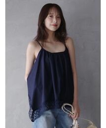 LAGUNAMOON | レースヘムチュニック 【夏服】 【レイヤードトップス】(キャミソール)