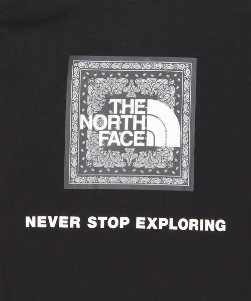 THE NORTH FACE（ザノースフェイス）の「限定展開 THE NORTH FACE/ザ・ノース・フェイス ショートスリーブバンダナスクェアロゴティー（キッズ）（Tシャツ/カットソー・キッズ・ブラック/ホワイト/ネイビー・140/130/#13/150）」の7枚目の写真