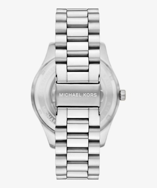 MICHAEL KORS(マイケルコース)の「LEXINGTON オーバーサイズ シルバートーン ウォッチ(アナログ腕時計・メンズ・シルバー・FREE)」の3枚目の写真