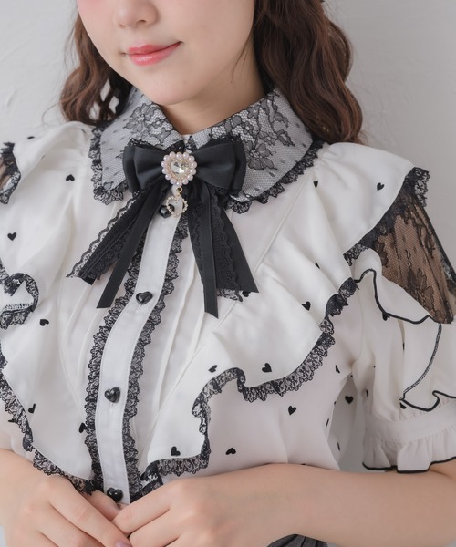ROJITA(ロジータ)の「ハートドットブラウス(シャツ/ブラウス・レディース・ブラック/ピンク/ホワイト・FREE)」の22枚目の写真