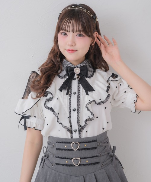 ROJITA(ロジータ)の「ハートドットブラウス(シャツ/ブラウス・レディース・ブラック/ピンク/ホワイト・FREE)」の14枚目の写真