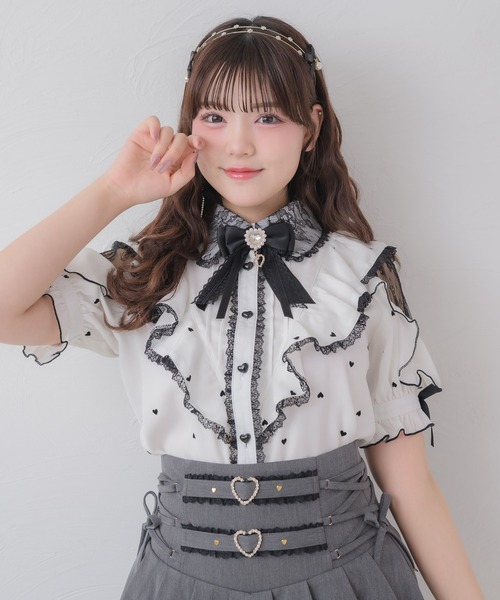 ROJITA(ロジータ)の「ハートドットブラウス(シャツ/ブラウス・レディース・ブラック/ピンク/ホワイト・FREE)」の15枚目の写真