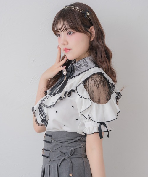 ROJITA(ロジータ)の「ハートドットブラウス(シャツ/ブラウス・レディース・ブラック/ピンク/ホワイト・FREE)」の17枚目の写真