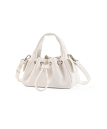 Mochi Leather Tote Bag [White]