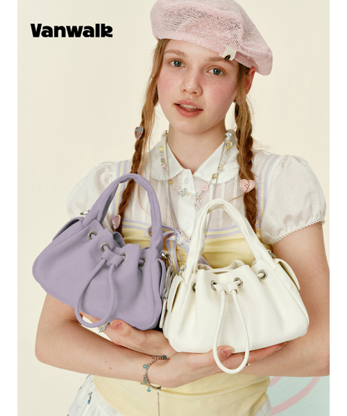 VANWALK（バンウォーク）の「Mochi Leather Tote Bag [White]（ショルダーバッグ・レディース・ホワイト・FREE）」の10枚目の写真