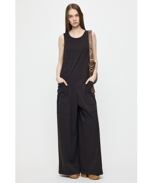 MOUSSY(マウジー)の「UV PROTECTION LOOSE オールインワン(つなぎ/オールインワン・レディース・オフホワイト/ブラック/ブラウン・1/2)」の6枚目の写真
