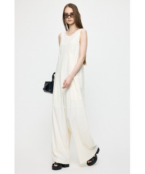 MOUSSY(マウジー)の「UV PROTECTION LOOSE オールインワン(つなぎ/オールインワン・レディース・オフホワイト/ブラック/ブラウン・1/2)」の17枚目の写真