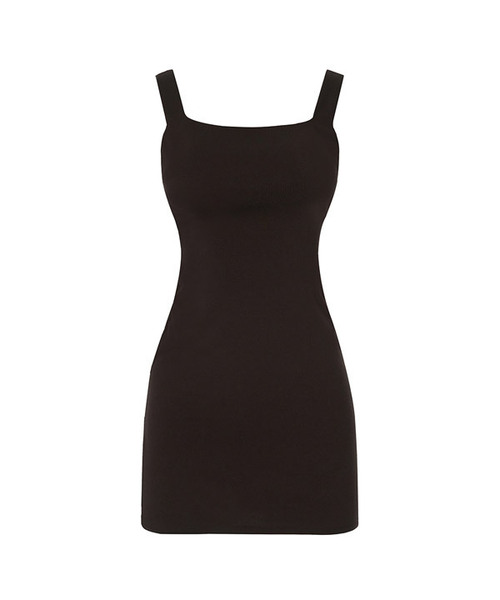 A.R.U(エイアールユー)の「SOFT LINE MINI DRESS(ワンピース・レディース・ピンク/ブラウン/ブラック・SMALL/MEDIUM)」の3枚目の写真