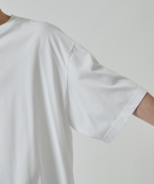 KANEMASA PHIL.(カネマサフィル)の「【KANEMASA PHIL.】36G Low Twist Garment Dye S/S Tee(Tシャツ/カットソー・メンズ・ネイビー/ホワイト/カーキ・XL/M)」の8枚目の写真