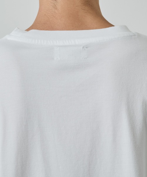 KANEMASA PHIL.(カネマサフィル)の「【KANEMASA PHIL.】36G Low Twist Garment Dye S/S Tee(Tシャツ/カットソー・メンズ・ネイビー/ホワイト/カーキ・XL/M)」の10枚目の写真