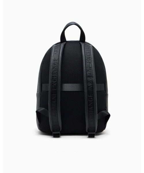 ARMANI EXCHANGE（アルマーニエクスチェンジ）の「【A|X アルマーニ エクスチェンジ】＜オンライン限定＞AXロゴ ラウンドシェイプ バックパック（バックパック/リュック・メンズ・ブラック・FREE）」の3枚目の写真