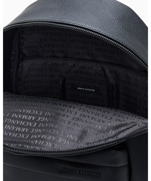 ARMANI EXCHANGE（アルマーニエクスチェンジ）の「【A|X アルマーニ エクスチェンジ】＜オンライン限定＞AXロゴ ラウンドシェイプ バックパック（バックパック/リュック・メンズ・ブラック・FREE）」の5枚目の写真