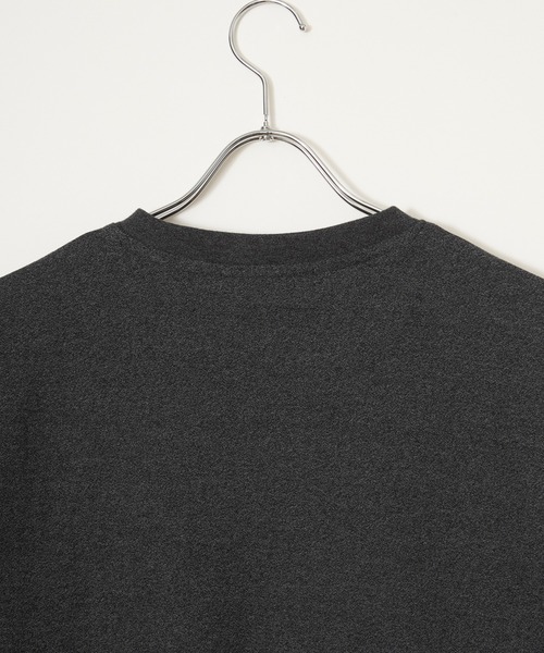 ikka(イッカ)の「ドライ梨地七分袖Tシャツ(Tシャツ/カットソー・メンズ・ベージュ/ブラック/ネイビー・M/XL/L/S)」の4枚目の写真