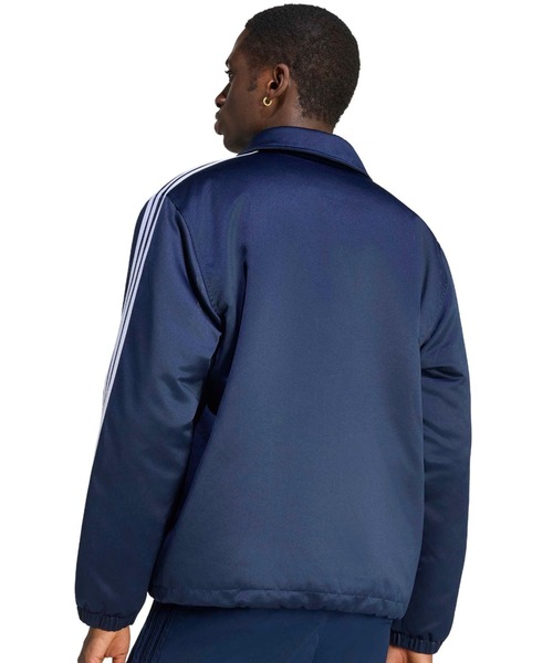 adidas(アディダス)の「adidas 3 STRIPES SATIN PADDED JACKET / アディダス 3ストライプス サテン パデッド ジャケット(その他アウター・メンズ・ネイビー・S/M/L/XL/XXL)」の11枚目の写真