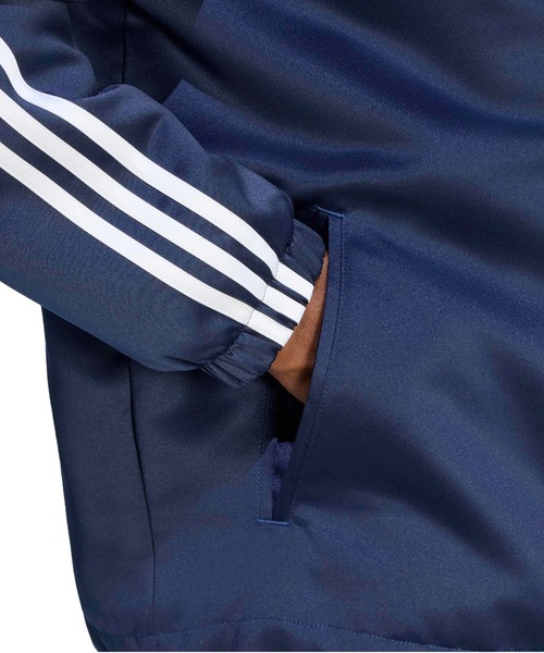 adidas(アディダス)の「adidas 3 STRIPES SATIN PADDED JACKET / アディダス 3ストライプス サテン パデッド ジャケット(その他アウター・メンズ・ネイビー・S/M/L/XL/XXL)」の6枚目の写真