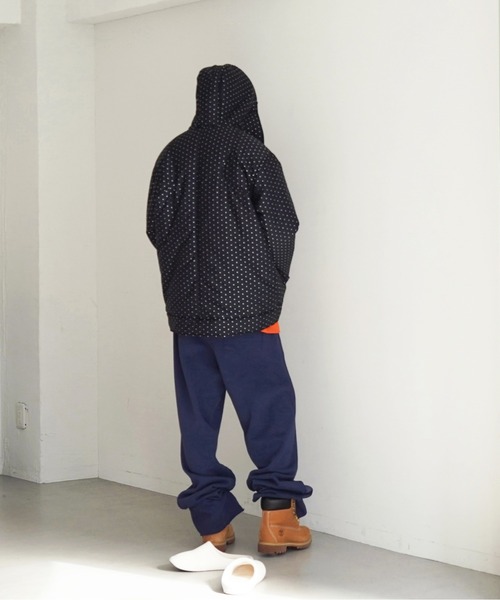 Basketcase(バスケットケース)の「Basketcase Mercy, lounge pants(スウェットパンツ・メンズ・ネイビー・SMALL)」の2枚目の写真