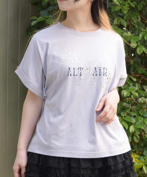 axes femme｜アクシーズファムのTシャツ/カットソー（パープル/紫色系