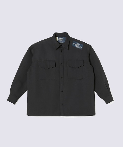 N.HOOLYWOOD（N.ハリウッド）の「【N.HOOLYWOOD】9252-SH01-005 L/S SHIRTS（シャツ/ブラウス・メンズ・ブラック/ダークグレー・40/38/36）」の2枚目の写真