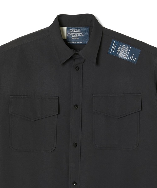 N.HOOLYWOOD（N.ハリウッド）の「【N.HOOLYWOOD】9252-SH01-005 L/S SHIRTS（シャツ/ブラウス・メンズ・ブラック/ダークグレー・40/38/36）」の4枚目の写真