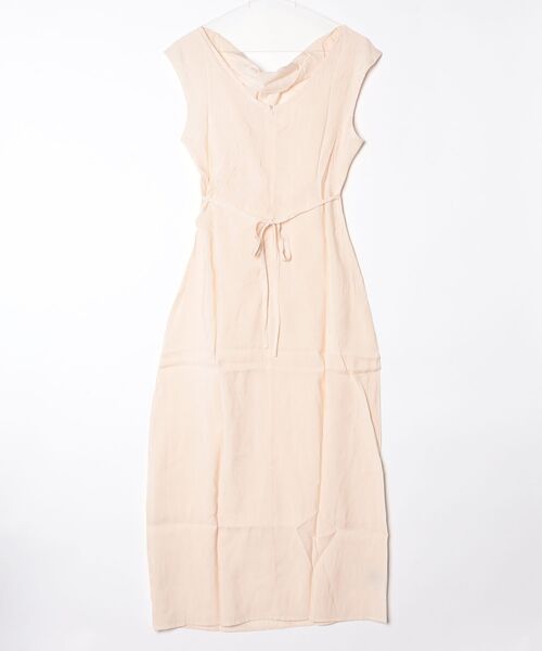 YUGA(ユーガ)の「YUGA_YGMC Korean-style French sleeve, slit, I-line dress(ワンピース・レディース・ライトブルー/オフホワイト/ブラウン/ブラック・FREE)」の5枚目の写真
