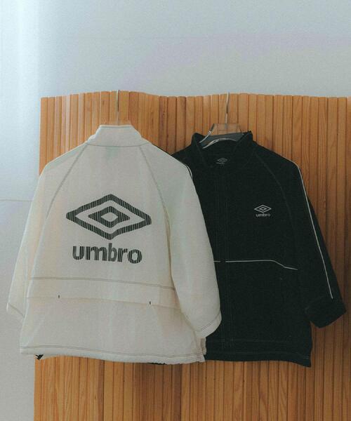 UMBRO(アンブロ)の「◆【umbro/アンブロ】シアーナイロン5分袖ZIPアップブルゾン(ブルゾン・レディース・ブラック/アイボリー・99)」の19枚目の写真