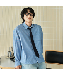 26 SS セミクロップライトウェイトストライプシャツ (5カラー)