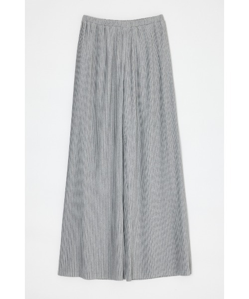 ENFOLD(エンフォルド)の「PLEATS RELAX WIDE-PANTS(その他パンツ・レディース・ブラック/杢グレー・38/36)」の2枚目の写真