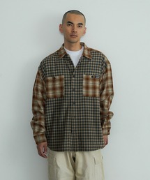 XLARGE | PLAID PANEL L/S SHIRT(シャツ/ブラウス)
