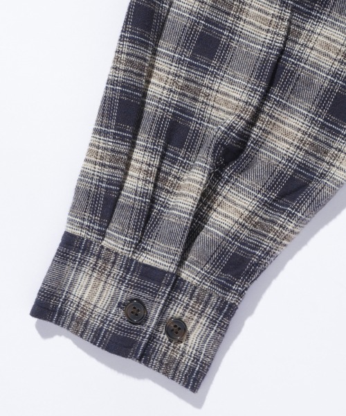 XLARGE(エクストララージ)の「PLAID PANEL L/S SHIRT(シャツ/ブラウス・メンズ・ネイビー/ブラウン・S/M/L/XL)」の15枚目の写真