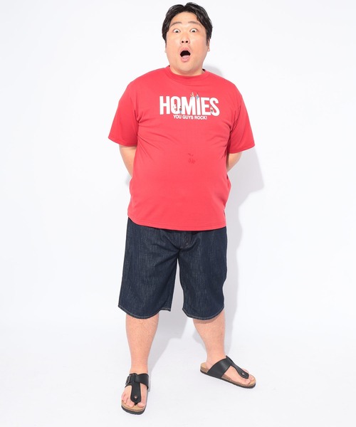 B&T CLUB(ビーティークラブ)の「Tシャツ 半袖 メンズ 大きいサイズ 人物刺繍×ロゴプリント クルーネック カットソー B&T CLUB (ビーアンドティークラブ)(Tシャツ/カットソー・メンズ・ホワイト・X4(8L~9L)/X3(6L~7L)/X2(4L~5L)/X1(3L~4L))」の10枚目の写真