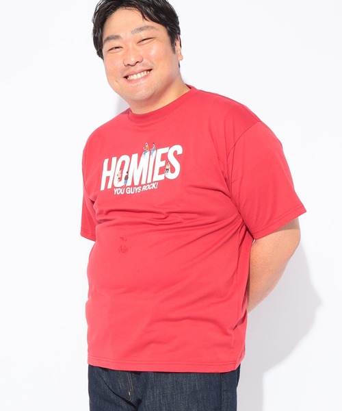 B&T CLUB(ビーティークラブ)の「Tシャツ 半袖 メンズ 大きいサイズ 人物刺繍×ロゴプリント クルーネック カットソー B&T CLUB (ビーアンドティークラブ)(Tシャツ/カットソー・メンズ・ホワイト・X4(8L~9L)/X3(6L~7L)/X2(4L~5L)/X1(3L~4L))」の9枚目の写真