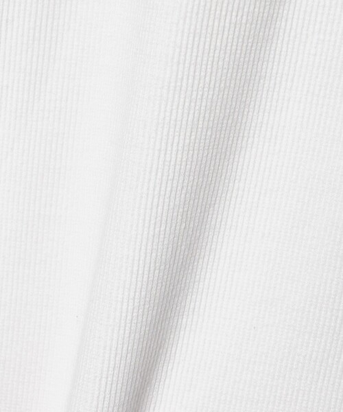 TOGA PULLA(トーガ プルラ)の「<TOGA PULLA>2ストラップ リブ タンクトップ(タンクトップ・レディース・ホワイト/ブラック・36)」の9枚目の写真