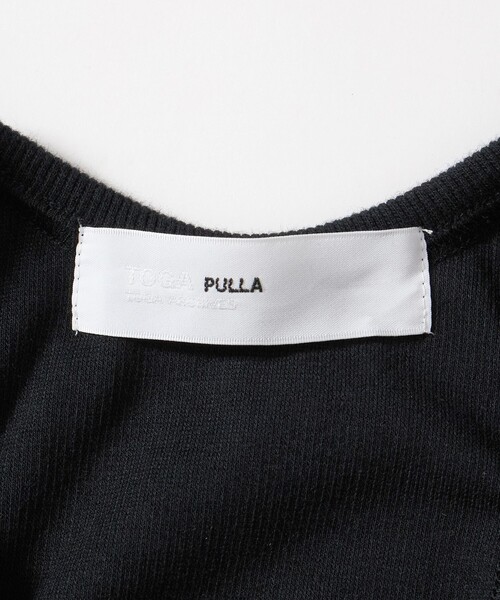 TOGA PULLA(トーガ プルラ)の「<TOGA PULLA>2ストラップ リブ タンクトップ(タンクトップ・レディース・ホワイト/ブラック・36)」の10枚目の写真
