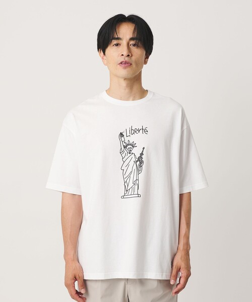 ESPOIR(エスポワール)の「<ESPOIR>Statue of Liberty Tシャツ(Tシャツ/カットソー・メンズ・ブラック/ホワイト・XL/L/M)」の16枚目の写真