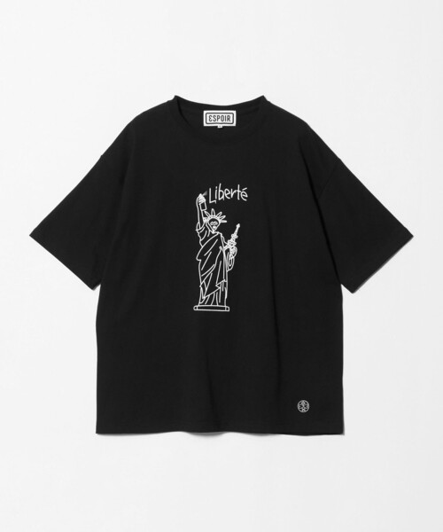 ESPOIR(エスポワール)の「<ESPOIR>Statue of Liberty Tシャツ(Tシャツ/カットソー・メンズ・ブラック/ホワイト・XL/L/M)」の19枚目の写真