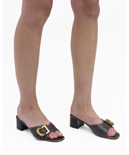 MARC JACOBS(マークジェイコブス)の「THE DOLL HEELED SANDAL/ザ ドール ヒールド サンダル(サンダル・レディース・ブラック/ホワイト・36/35/38/37/40/39)」の9枚目の写真