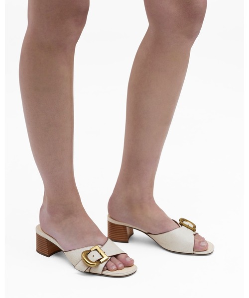 MARC JACOBS(マークジェイコブス)の「THE DOLL HEELED SANDAL/ザ ドール ヒールド サンダル(サンダル・レディース・ブラック/ホワイト・36/35/38/37/40/39)」の5枚目の写真