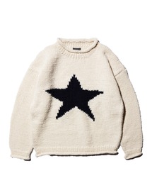 THRIFTY LOOK | THRIFTY LOOK / スリフティールック HAND KNIT ROLLNECK SWEATER ハンドニット ロールネックセーター(ニット/セーター)