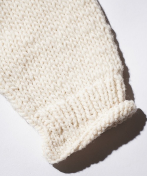 THRIFTY LOOK(スリフティールック)の「THRIFTY LOOK / スリフティールック HAND KNIT ROLLNECK SWEATER ハンドニット ロールネックセーター(ニット/セーター・メンズ・ネイビー/ブラック系/ホワイト/ブラック・ONE SIZE)」の10枚目の写真
