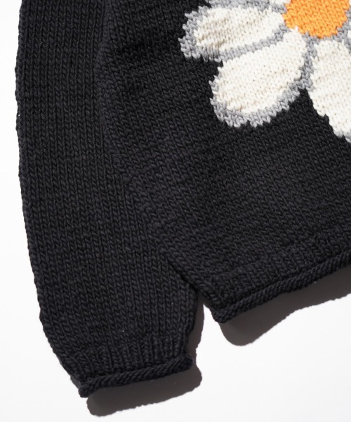 THRIFTY LOOK(スリフティールック)の「THRIFTY LOOK / スリフティールック HAND KNIT ROLLNECK SWEATER ハンドニット ロールネックセーター(ニット/セーター・メンズ・ネイビー/ブラック系/ホワイト/ブラック・ONE SIZE)」の16枚目の写真