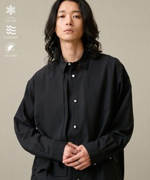RAGEBLUE（レイジブルー）の「＜接触冷感/イージーケア＞COOL FEELING SHEER FLAPS LAYERED SHIRT/シアーフラシレイヤードシャツ（シャツ/ブラウス）」