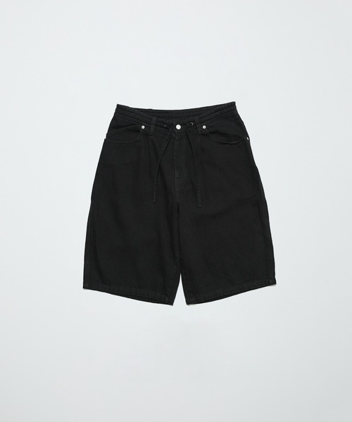 bal(バル)の「OVER SIZED DENIM SHORT(デニムパンツ・メンズ・ブラック/ホワイト・3/2/1)」の13枚目の写真