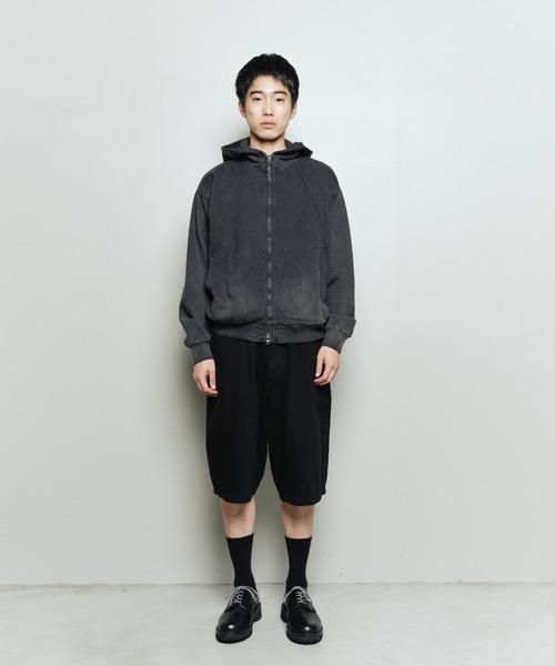 bal(バル)の「OVER SIZED DENIM SHORT(デニムパンツ・メンズ・ブラック/ホワイト・3/2/1)」の18枚目の写真