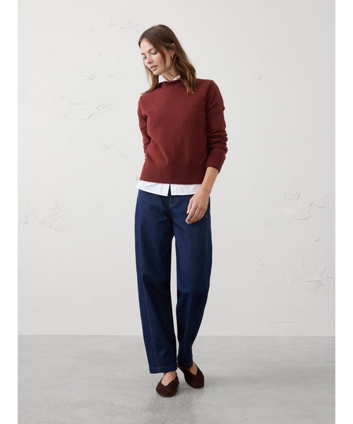 BANANA REPUBLIC FACTORY STORE(バナナリパブリック ファクトリーストア)の「BANANA REPUBLIC FACTORY STORE Perfectly Soft ロールモックネックセーター(ニット/セーター・レディース・ブラック/ホワイト/キャメル/レッド系その他・M/L/XS/S)」の8枚目の写真