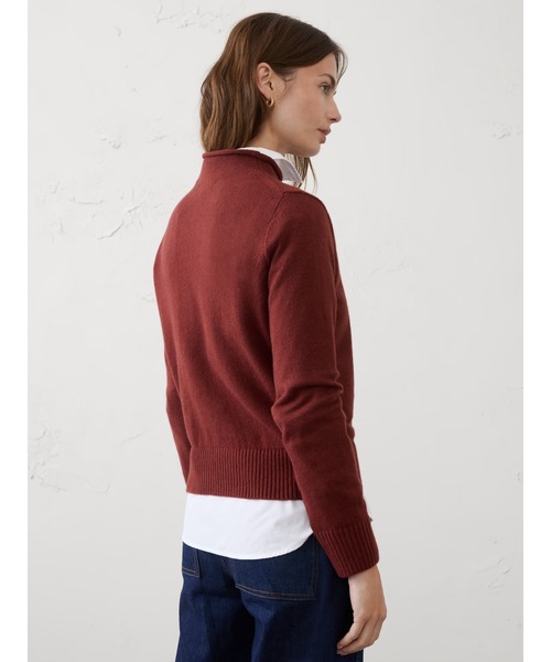 BANANA REPUBLIC FACTORY STORE(バナナリパブリック ファクトリーストア)の「BANANA REPUBLIC FACTORY STORE Perfectly Soft ロールモックネックセーター(ニット/セーター・レディース・ブラック/ホワイト/キャメル/レッド系その他・M/L/XS/S)」の6枚目の写真