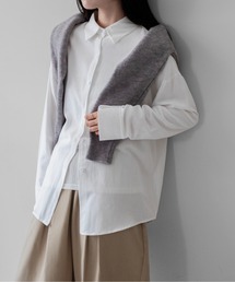 【on:nue】ドライタッチルーズビッグシャツ /26-27 AW COLLECTION